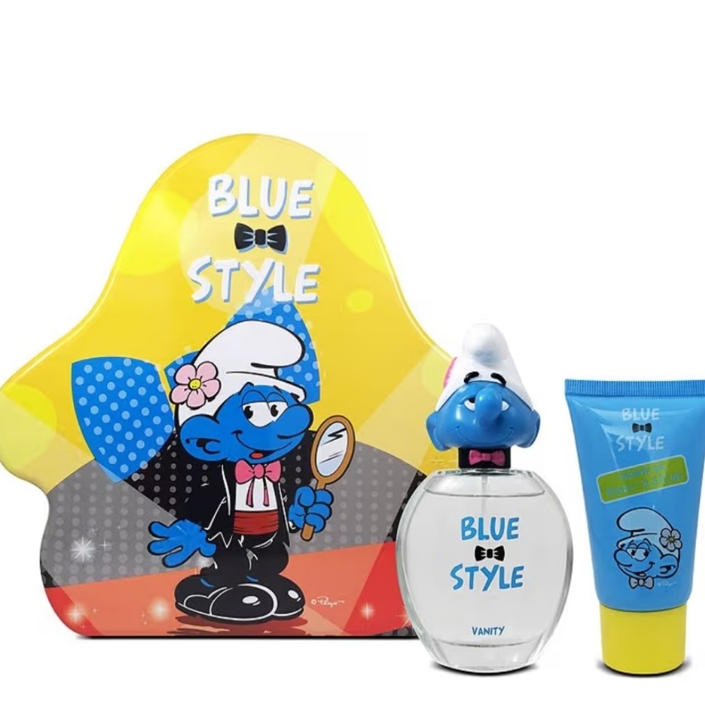 Smurfs 3D Vanity 50ML Perfume for Children, and Shower Gel, 75ML
